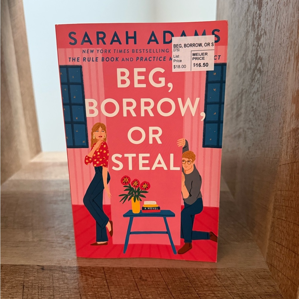 Beg, Borrow, or Steal Book by Sarah Adams